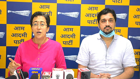 AAP Goa: 'आप'च्या गोवा राज्य प्रभारी आणि दिल्लीच्या आमदार अतिशी व 'आप'चे वाल्मिकी नाईक