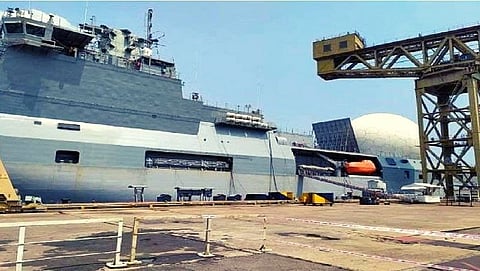 Dhruv Missile Tracking Ship
