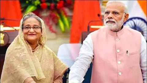 Sheikh Hasina & Narendra Modi
