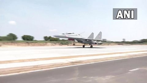 Indian Air Force launch new Barmer Airstrip on National Highway in Jalore, Rajasthan