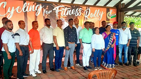 Calangute MLA & Rural Development Minister Michael Lobo with Parra Sarpanch Dilaila Lobo and other Dignitaries at Calangute, Goa