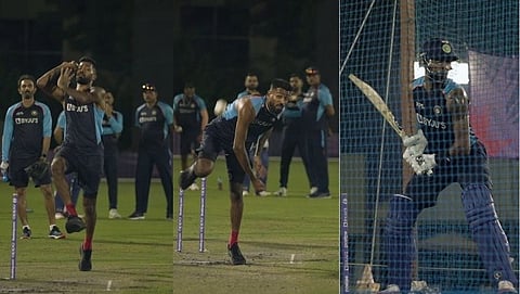 न्यूझीलंडविरुद्धच्या सामन्यापूर्वी हार्दिक पंड्या (Hardik Pandya) पूर्णपणे तंदुरुस्त दिसत आहे.