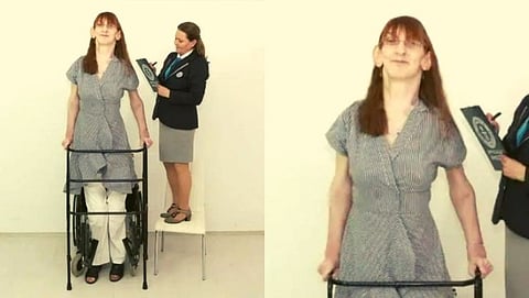 The world's tallest woman, named in the Guinness Book of World Records