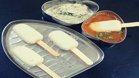 New style of Idli Ice Cream, have you seen