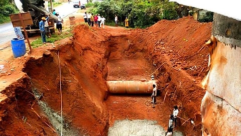 Morjim: Protection wall on national highway is dangerous