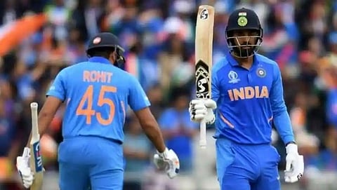 K. L. Rahul & Rohit Sharma
