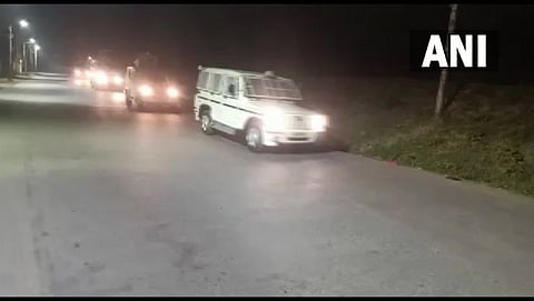 Terrorist attack on police Jammu Kashmir at Srinagar