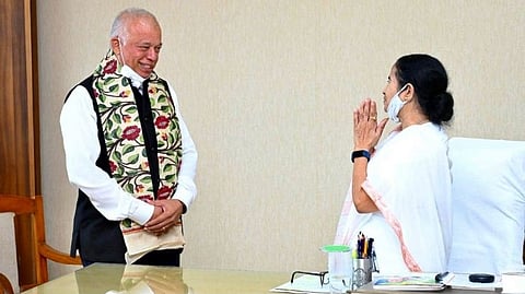 Luizinho Faleiro and Mamata Banerjee