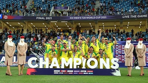 T20 World Cup: Australian team crazy shoes calibration in dressing room after final match