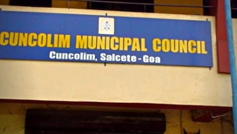 Controversial situation in Cuncolim Municipality