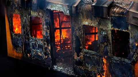 Burning Train