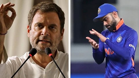 Rahul Gandhi & Virat Kohli