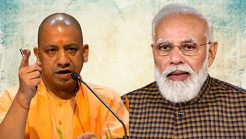 Prime Minister Modi & Chief Minister of Uttar Pradesh Yogi Adityanath