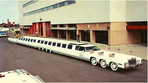 The worlds longest car was equal to a 10 storey building