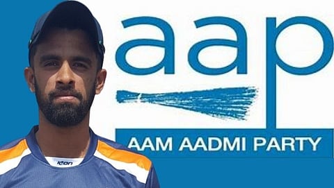 Cricketer Saurabh Bandekar in 'AAP'