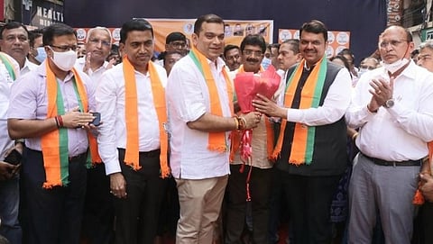 Porvorim MLA Rohan Khaunte joins BJP 