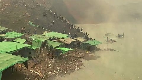 Landslide in a mine in Myanmar leaves over 70 people missing