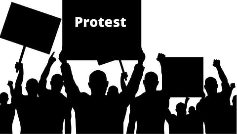 Protest Gram Sabha