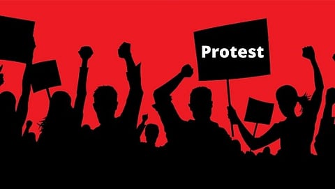 Protest against Government