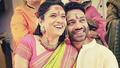 Vicky Jain and Ankita Lokhande openly expressed their love on the occasion of engagement
