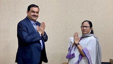 west Bengal CM Mamata Banerjee met businessmen Gautam Adani