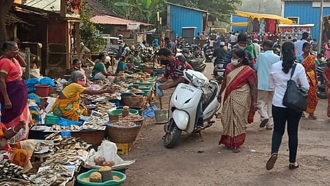 Bicholim fish market