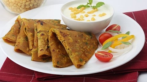 Methi Paalak Parathe Recipe: