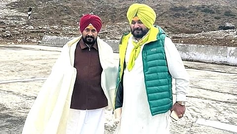 Punjab Chief Minister Channi & Navjyot Singh Sidhu