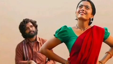 Allu Arjun and Rashmika Mandanna