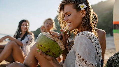coconut water