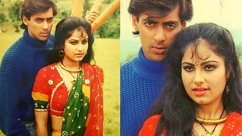 Ayesha Jhulka and Salman Khan