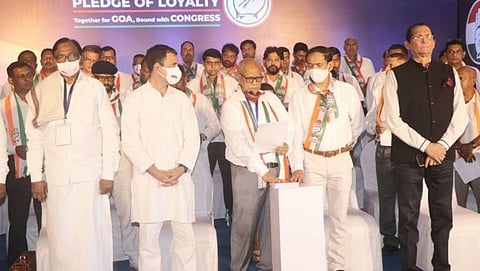 Congress candidates in goa