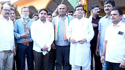 Ashok Chavan with Dharmesh Saglani