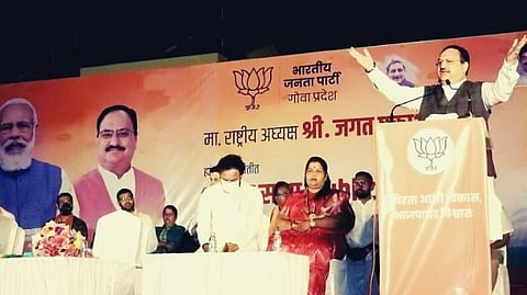 J.P. Nadda in Goa