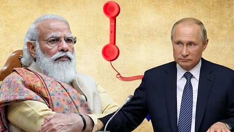 Vladimir Putin and PM Narendra Modi