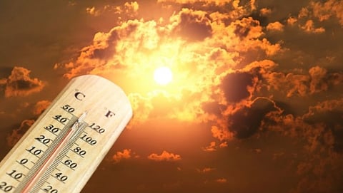 Rise in temperature