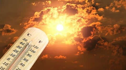 Rise in temperature
