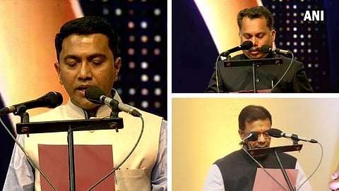 Pramod Sawant Swearing-In Ceremony
