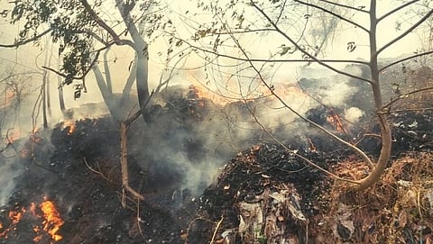 Huge fire