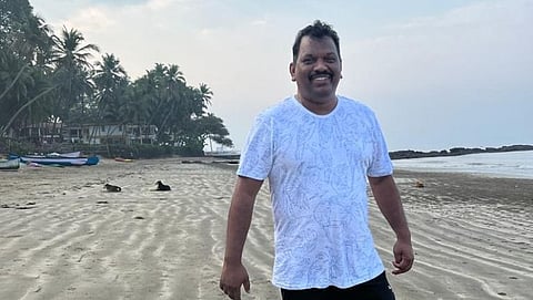 Michael Lobo on Bambolim Beach