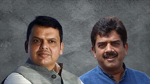 Devendra Fadnavis and Sadanand Shet Tanavade