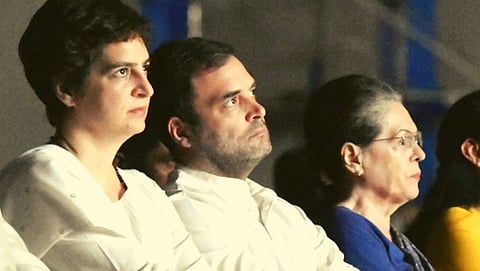 Sonia Gandhi, Rahul Gandhi And Priyanka Gandhi