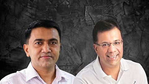 CM Pramod Sawant and Vishwajit Rane