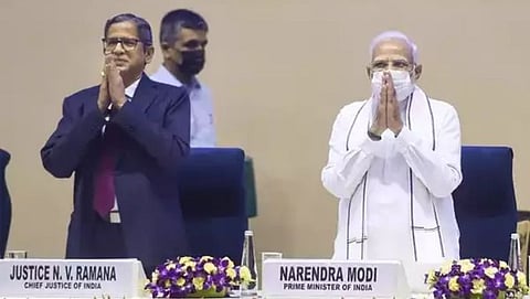 chief justice of india and Nrendra modi
