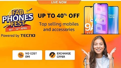 amazon sale amazon fab phone fest sale live discount on xiaomioneplus tecno realme and more