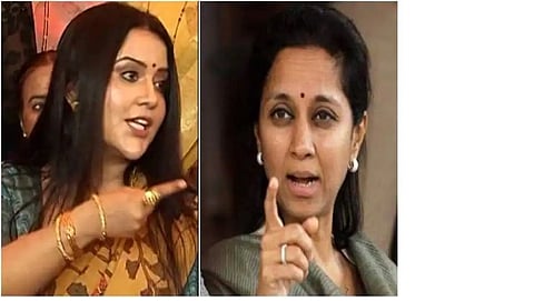 Amrita Fadnavis|Supriya Sule