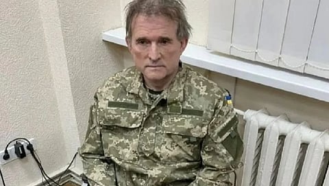 Opposition leader of Ukraine arrested on treason charges