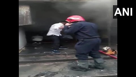 Delhi Fire Breaks out in Atlantis Banquet Hall at GT Karnal Road 12 Fire Tenders Have