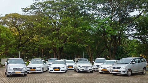 Rented cars