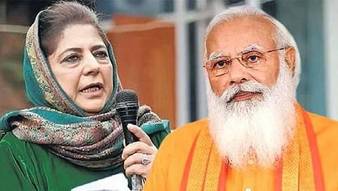 mehbuba mufti Modi